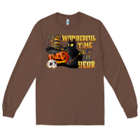 Chestnut wonderful time of the year halloween Long Sleeve Tee - LillyAllenDesigns