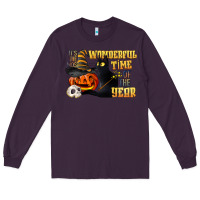 Plum wonderful time of the year halloween Long Sleeve Tee - LillyAllenDesigns