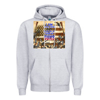 Heather Grey no one will be taking my guns Zipper Hoodie - TumblerDesignByShophia