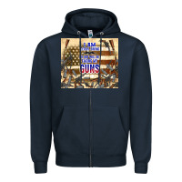 Navy no one will be taking my guns Zipper Hoodie - TumblerDesignByShophia