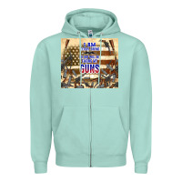 Seafoam no one will be taking my guns Zipper Hoodie - TumblerDesignByShophia
