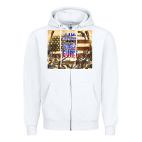White no one will be taking my guns Zipper Hoodie - TumblerDesignByShophia