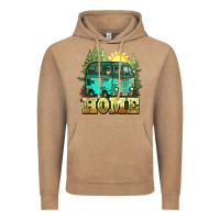 Vintage Coffee camping caravan home Vintage Hoodie - NancyCooperArtShop