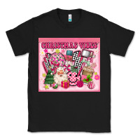 Black 3d retro pink christmas vibes Classic Tee - MaliasSmallBusiness