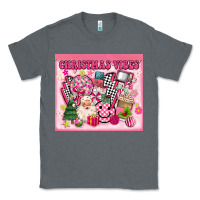 3d Retro Pink Christmas Vibes Classic Tee | Teevron