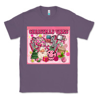 Lavender 3d retro pink christmas vibes Classic Tee - MaliasSmallBusiness