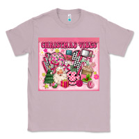 Lilac 3d retro pink christmas vibes Classic Tee - MaliasSmallBusiness