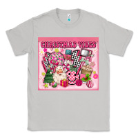 Moon Dust 3d retro pink christmas vibes Classic Tee - MaliasSmallBusiness