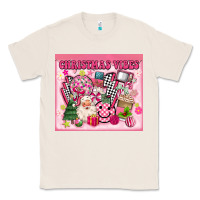 Natural 3d retro pink christmas vibes Classic Tee - MaliasSmallBusiness