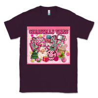 Plum 3d retro pink christmas vibes Classic Tee - MaliasSmallBusiness