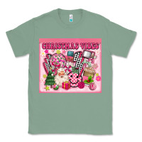 Sage 3d retro pink christmas vibes Classic Tee - MaliasSmallBusiness