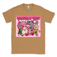 Toasted Coconut 3d retro pink christmas vibes Classic Tee - MaliasSmallBusiness
