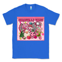 True Royal 3d retro pink christmas vibes Classic Tee - MaliasSmallBusiness