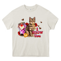 Cream i meow you Heavy Core Tee - AdoDesignShop