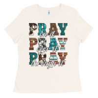 Bone pray on it pray over it pray through it Ladies Tee - Artiststas