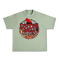 Oil Green soccer vibes Urban Heavy Tee - MaliasSmallBusiness