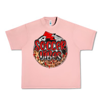 Salmon soccer vibes Urban Heavy Tee - MaliasSmallBusiness