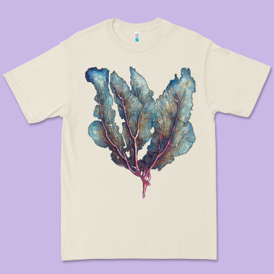 Venus Fan Sea Coral Premium Tee Designed By Lillyallendesigns