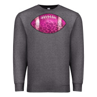Charcoal Heather american football pink Premium Sweatshirt - CowCowDesign