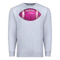 Heather Grey american football pink Premium Sweatshirt - CowCowDesign