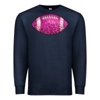 Navy american football pink Premium Sweatshirt - CowCowDesign