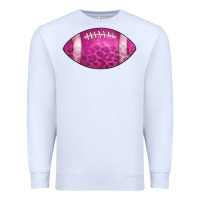 White american football pink Premium Sweatshirt - CowCowDesign