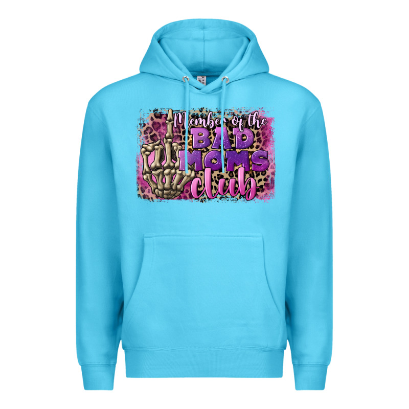 Member Of The Bad Moms Club Mother's Day Premium Hoodie by CowGirlArtShop | Teevron