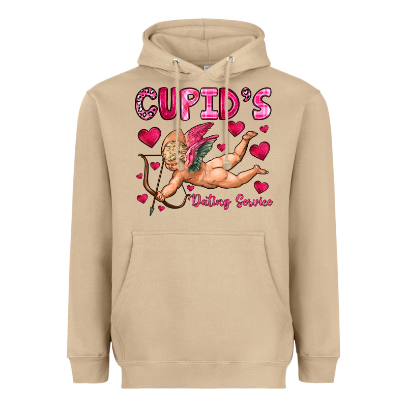 Cupid S Dating Service Heavyweight Hoodie by OliviaCreatesArt | Teevron