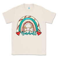 Natural Baseball Rainbow Classic Tee - RanaPortraitStore