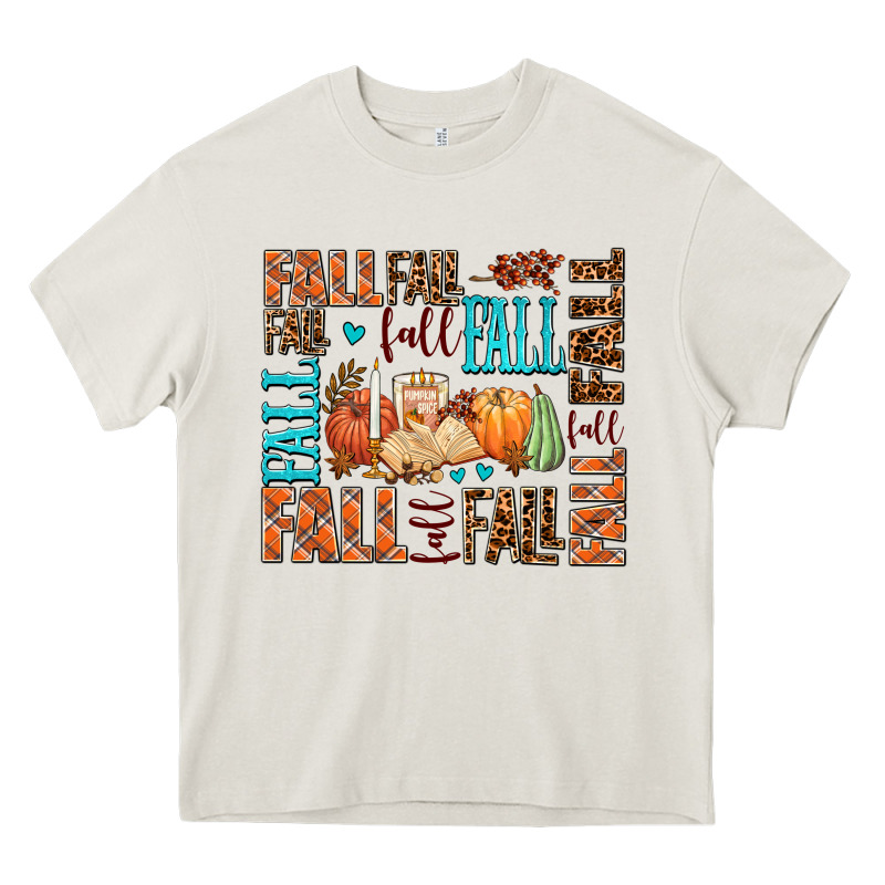 Fall Fall  Amd Pumpkins Heavy Core Tee by AdoDesignShop | Teevron