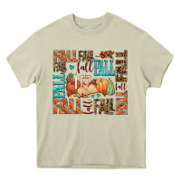 Mossy fall fall  amd pumpkins Heavy Core Tee - AdoDesignShop