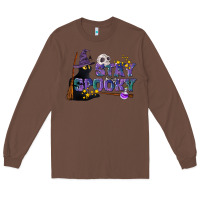 Chestnut Stay Spooky With Black Cat Long Sleeve Tee - LillyAllenDesigns