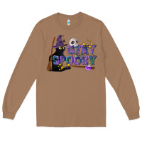 Toasted Coconut Stay Spooky With Black Cat Long Sleeve Tee - LillyAllenDesigns