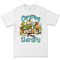 White camping is my therapy Premium Tee - BarkalooDesign