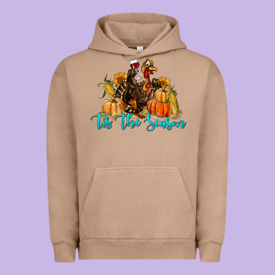 Western Fall Turkey Tis The Season Urban Hoodie Designed By Lillyallendesigns