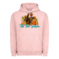 Pigment Salmon Western Fall Turkey Tis The Season Urban Hoodie - LillyAllenDesigns
