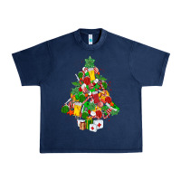 Navy nurse christmas tree Urban Heavy Tee - MaliasSmallBusiness