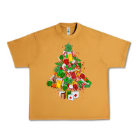 Peanut Butter nurse christmas tree Urban Heavy Tee - MaliasSmallBusiness