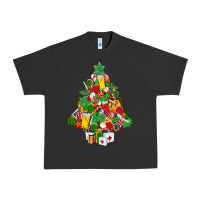 Nurse Christmas Tree Urban Heavy Tee | Teevron