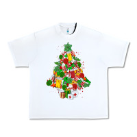White nurse christmas tree Urban Heavy Tee - MaliasSmallBusiness