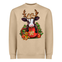 Mushroom christmas baby cow hot cocoa Heavyweight Sweatshirt - Jasminsmagicworld