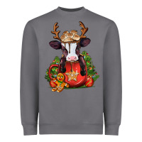 Storm christmas baby cow hot cocoa Heavyweight Sweatshirt - Jasminsmagicworld