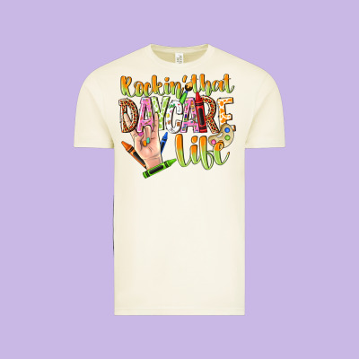 Rockin That Daycare Life Vintage Tee Designed By Nancycooperartshop