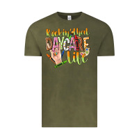 Vintage Olive rockin that daycare life Vintage Tee - NancyCooperArtShop