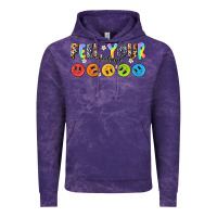 Cloud Purple feel your feelings Vintage Hoodie - NancyCooperArtShop