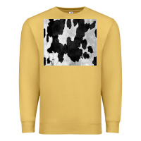 Antique Gold Black White Cowhide Tumbler Premium Sweatshirt - CowCowDesign