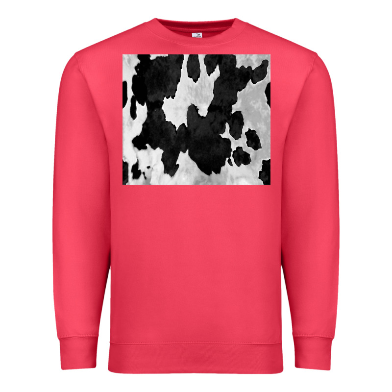 Black White Cowhide Tumbler Premium Sweatshirt by CowCowDesign | Teevron