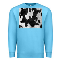 Ocean Blue Black White Cowhide Tumbler Premium Sweatshirt - CowCowDesign