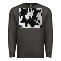 Smoke Black White Cowhide Tumbler Premium Sweatshirt - CowCowDesign