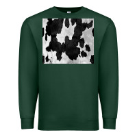 Sports Green Black White Cowhide Tumbler Premium Sweatshirt - CowCowDesign